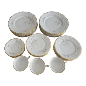 33-Piece Set of Johann Haviland Chippendale Dinnerware