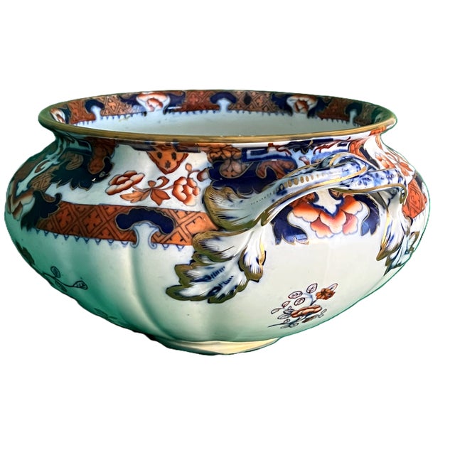 Antique Minton Hindustan Japan Imari Styled Tureen For Sale In New York - Image 6 of 11