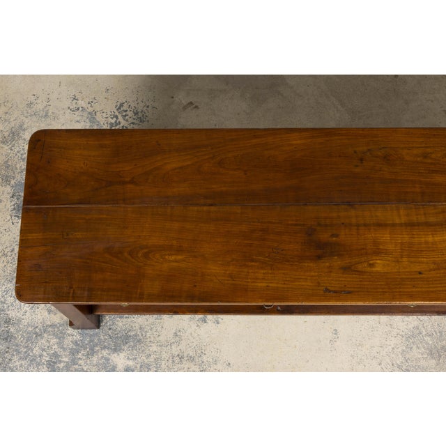 Mid 19th Century 19th Century French Provincial Walnut Work Table For Sale - Image 5 of 18