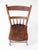 Antique Plank Seat Spindle Back Side Chair For Sale - Image 10 of 14
