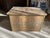 Here we have a lovely solid wood box with a hinged lid. All four sides and the lid are covered with embossed brass. Lots...