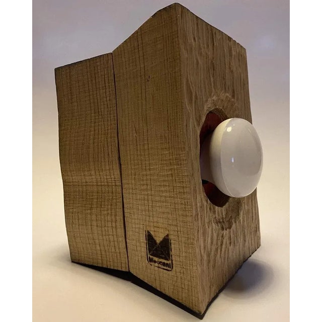 Wood Pellicola Uno Lamp by Pietro Meccani for Meccani Design For Sale - Image 7 of 7