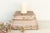 Indian Antique Painted Pastel White Column Base For Sale - Image 3 of 7