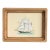 Original Hand-Painted Sailboat Painting Framed For Sale