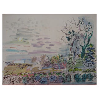 Raoul Dufy, Sun in the Forest, 1953, Original Lithograph For Sale