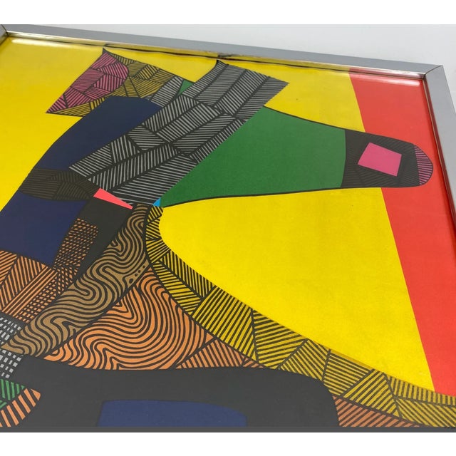 1969 Vintage Original Estève Neue Gallerie Modern Art Poster by Mourlot Studios For Sale In Columbia, SC - Image 6 of 9