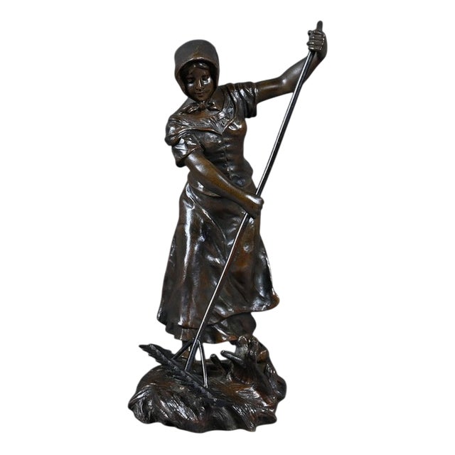 Grisard, The Haymaker, 1930, Bronze For Sale