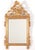 Wood Vintage Italian Made Louis XVI Style Carved Giltwood Mirror With Elaborate Floral Crest For Sale - Image 7 of 7
