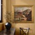 Italian Artist, Landscape with Shepherd, 1950s, Oil Painting on Panel, Framed For Sale - Image 7 of 16
