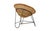 1950s Mid-Century Modern Wicker Basket Armchair in the style of Matthieu Matégot For Sale - Image 5 of 18