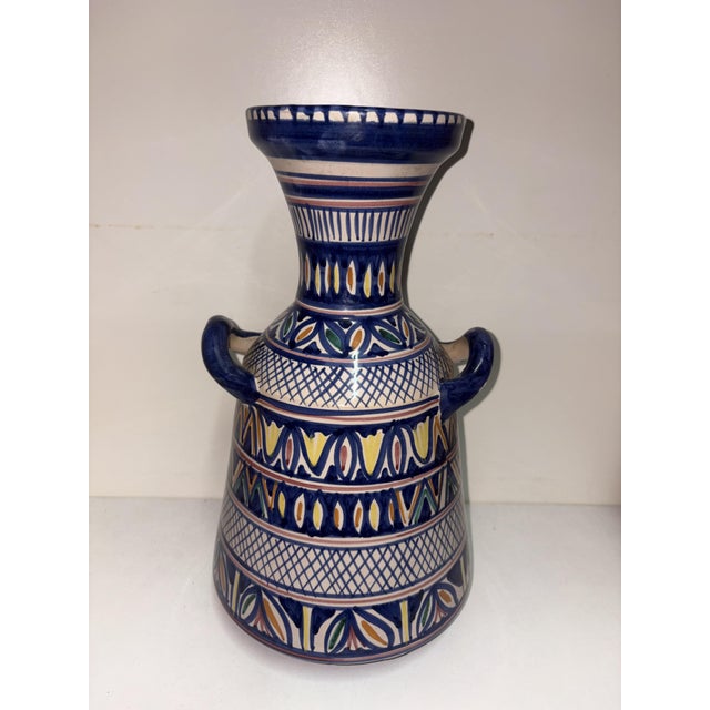 Ceramic Vintage Vietri Vase, 1950 For Sale - Image 7 of 7