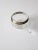 Mid-Century Modern Vintage Silver Rimmed Glass Cup For Sale - Image 3 of 10