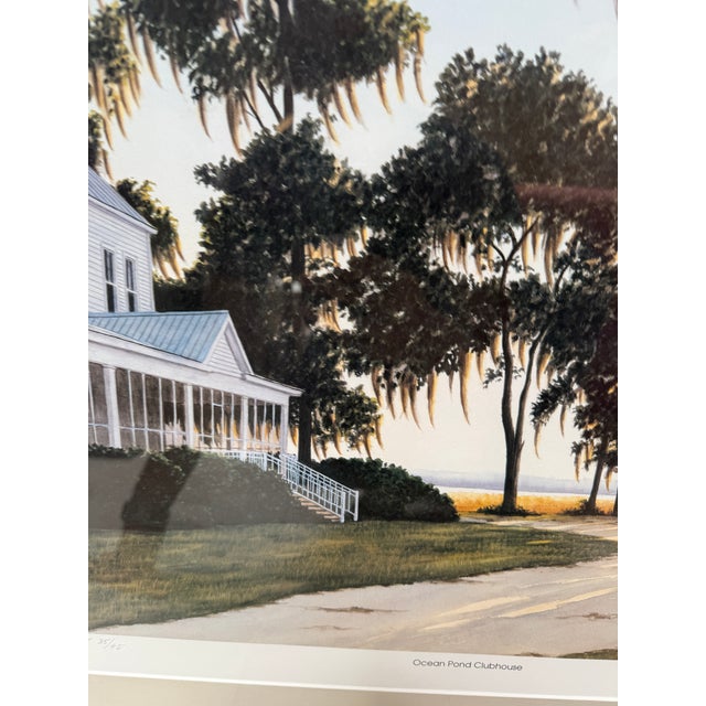 Don Pettigrew Ocean Pond Clubhouse Limited Edition Print, Signed For Sale - Image 4 of 12