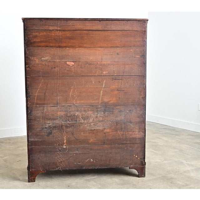 Dutch 19th Century Seven-Drawer Mahogany Chest For Sale - Image 10 of 15