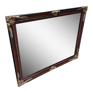 Ornate Gold Gilt Wall Mirror by Carolina Mirror For Sale