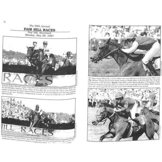 White "American Steeplechasing 1997" Colgan, Charles T. [Editor] For Sale - Image 8 of 12