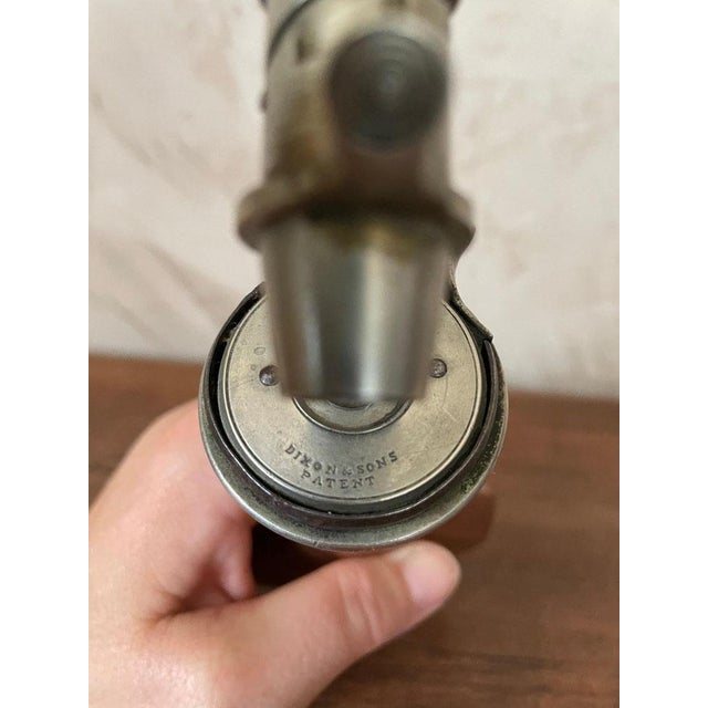 Copper Antique Copper and Brass Bottle from Dixon, 1800s For Sale - Image 8 of 11