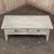 Mid 20th Century Antique Rustic Whitewashed Sycamore Coffee Table For Sale - Image 5 of 12