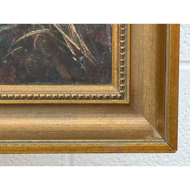 Textile Farmhouse by a River in the English Countryside by 20th Century British Artist 1975 Circa For Sale - Image 7 of 18