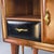 Mahogany and Black Glass Bedside Tables, 1950s, Set of 2 For Sale - Image 5 of 10