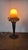 1930s Degué Art Deco Table Lamp Signed French Glass Wrought Iron Orange Accent Light Antique French Lighting For Sale - Image 6 of 15