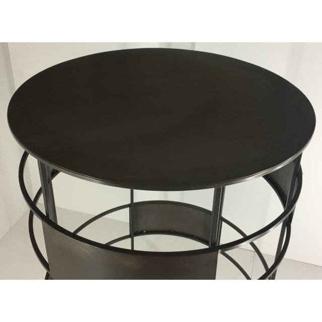 Modern New Handmade Bistro High Table in Wrought Iron For Sale - Image 3 of 6
