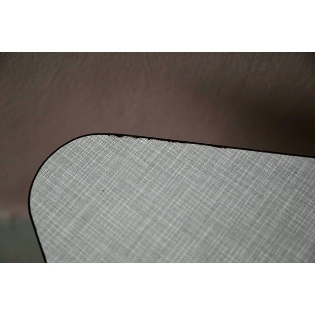 Small Vintage Tripod Plant Holder Table in Gray Formica, 1960s For Sale - Image 6 of 7