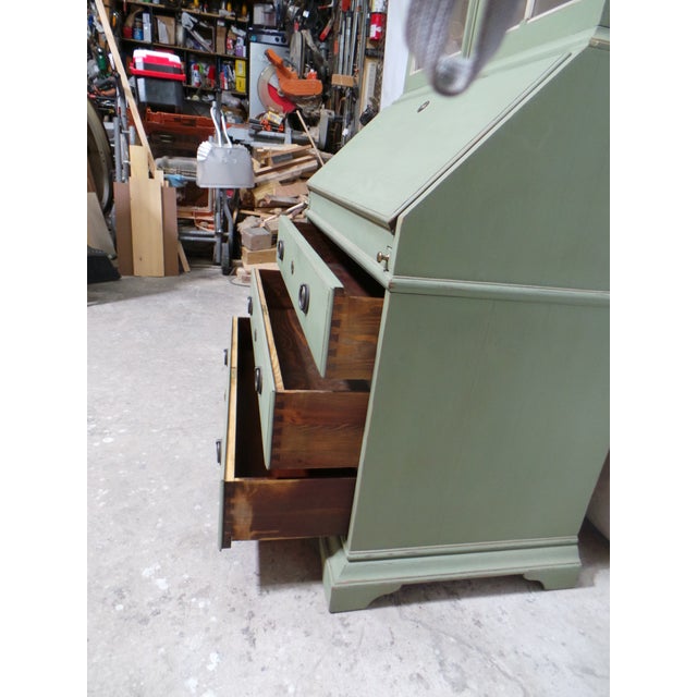 Swedish Rococo Style Secretary Hutch For Sale - Image 13 of 15