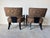 Wood Pair of Contemporary Club Chairs by Thayer Coggin Inc. For Sale - Image 7 of 16