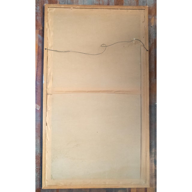 19th Century Large Chinese Ancestor Portrait Painting on Paper For Sale - Image 14 of 14