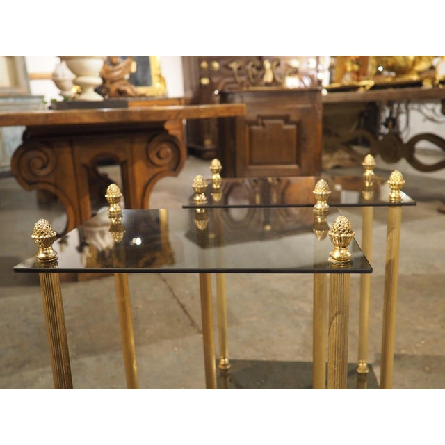 Pair of Maison Baguès Style Side Tables From France, 1970s For Sale - Image 12 of 18