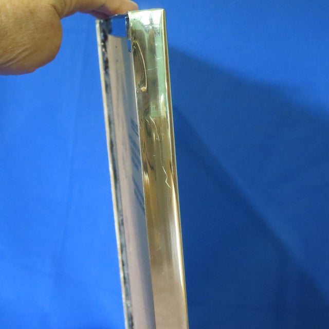 1980s Square Brass Double Frame With Beveled Edged Mirror For Sale - Image 13 of 14