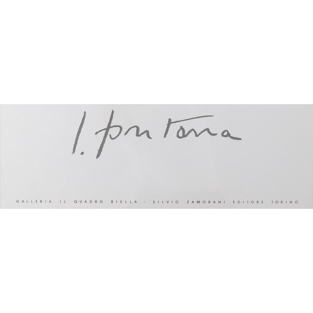 Lucio Fontana, Concetto Spaziale Rosso, Original Signed Silkscreen Poster For Sale - Image 5 of 6