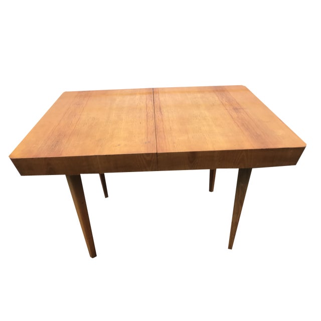 Art Deco Extendable Dining Table by Jindřich Halabala, Former Czechoslovakia, 1950s For Sale