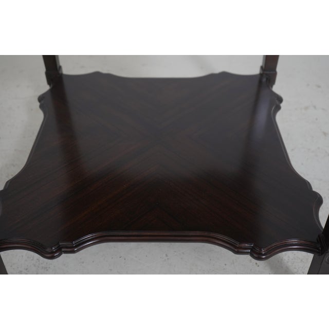 Theodore Alexander 5006-025 Walnut Lamp Table For Sale - Image 14 of 18