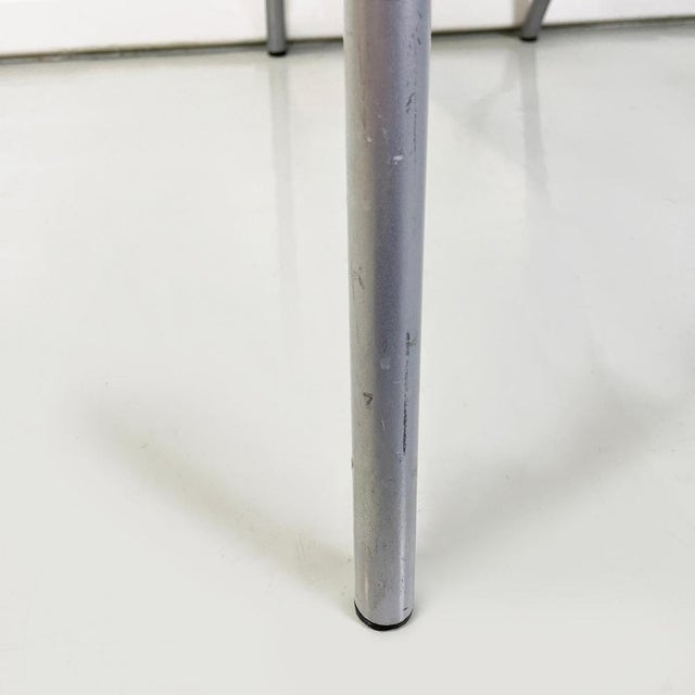 Italian Modern Juliette Chair in Rope and Gray Steel attributed to Massimo Iosa-Ghini, 1990s For Sale - Image 14 of 15