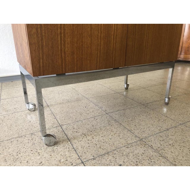Wood 60s J. Design Bar Cabinet Sideboard Bar Wagon Teak, Unkns For Sale - Image 7 of 14
