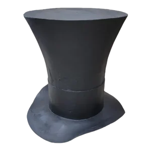 Vintage Oversized Black Magician Top-Hat Prop/Holiday Decor Piece