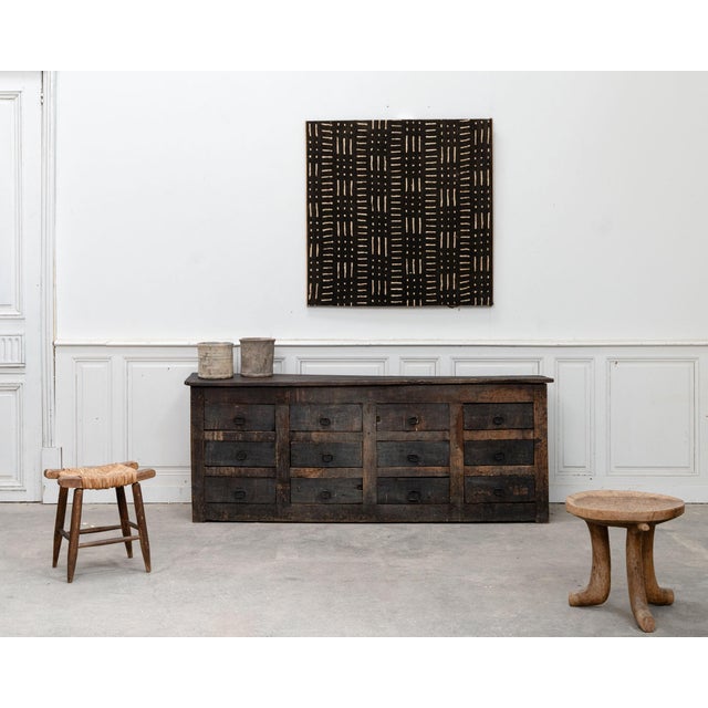 Rustic 19th Century Primitive Chest of Drawers in Oak For Sale - Image 3 of 16