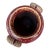 Vintage Terracotta Lion-Head Handles Vessel / Urn — Italian Mediterranean Style For Sale