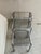 Mid-Century Modern Vintage Chrome Nesting Tables with Smoked Glass, 1970s, Set of 3 For Sale - Image 3 of 9