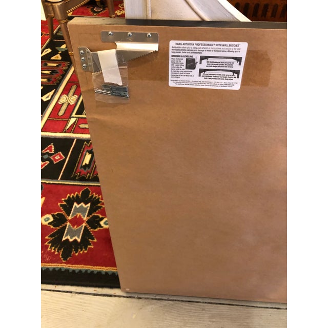 Vintage Kuba Cloth Panel in Custom Frame For Sale - Image 9 of 12