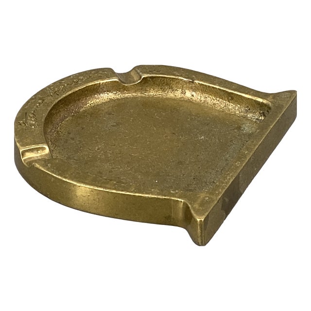 Mid-Century Modern Brass Ashtray by Etienne Aigner, 1960s For Sale