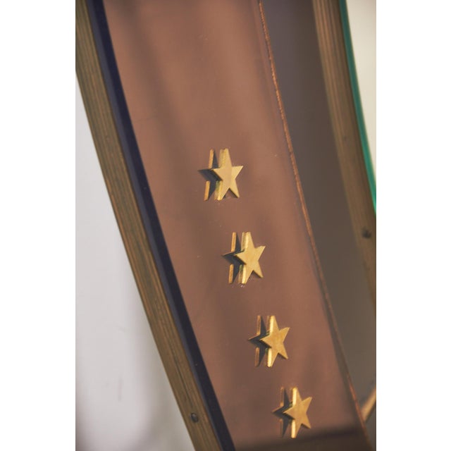 1960s Mirror with Diamond Gems from Cristal Art, 1960s For Sale - Image 5 of 14