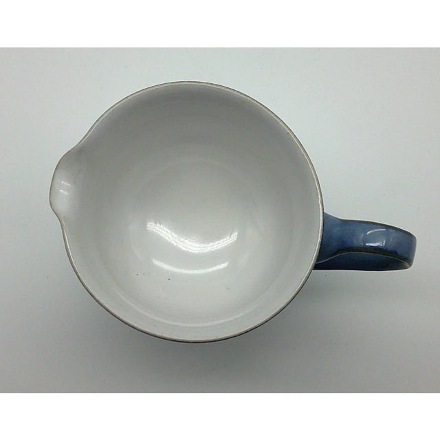 Late 20th Century Late 20th Century Creamer Castile by Denby of England Castile Blue Pattern For Sale - Image 5 of 6