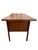Brown Mid-Century Danish Modern Teak Executive's Desk - Refinished! For Sale - Image 8 of 13