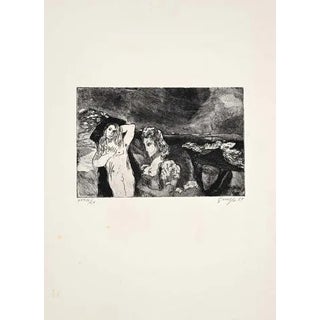 Guelfo Bianchini, Figures, 1959, Etching For Sale