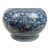 Late 19th Century Large Blue and White Porcelain Hibachi For Sale