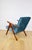 Vintage VAR B-310 Chair in Blue Sky Velvet and Wood, 1960s For Sale - Image 3 of 11