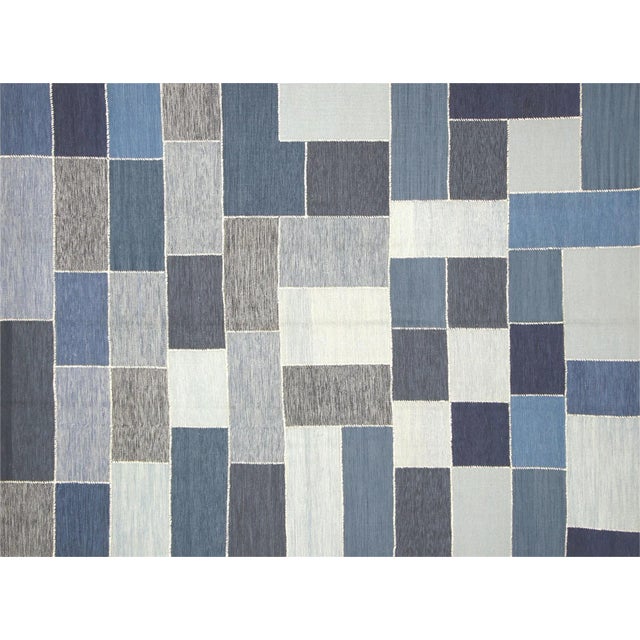 2000 - 2009 Contemporary Egyptian Kilim Rug For Sale - Image 5 of 5